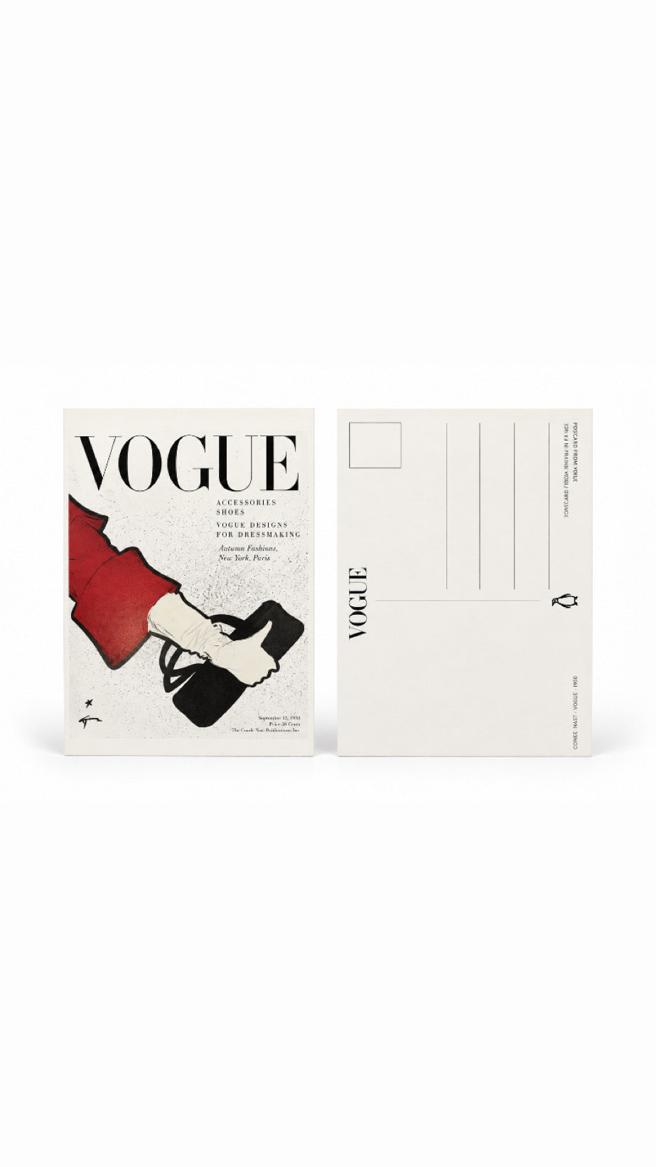 Vogue inspired cover gift card