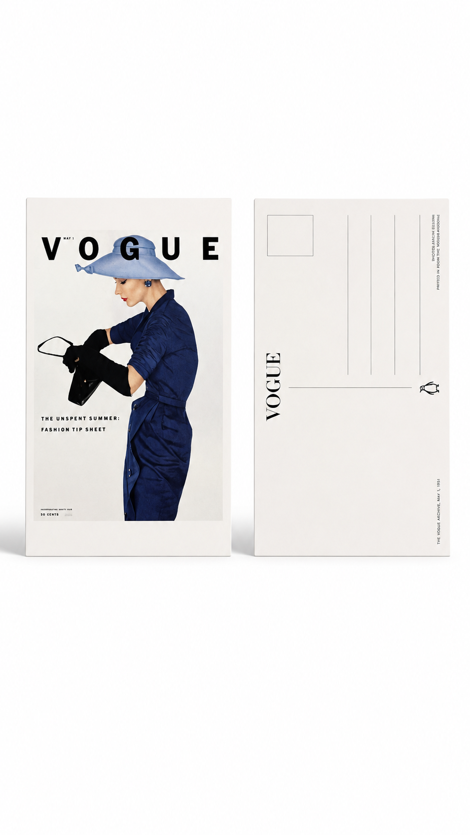 Vogue inspired cover gift card