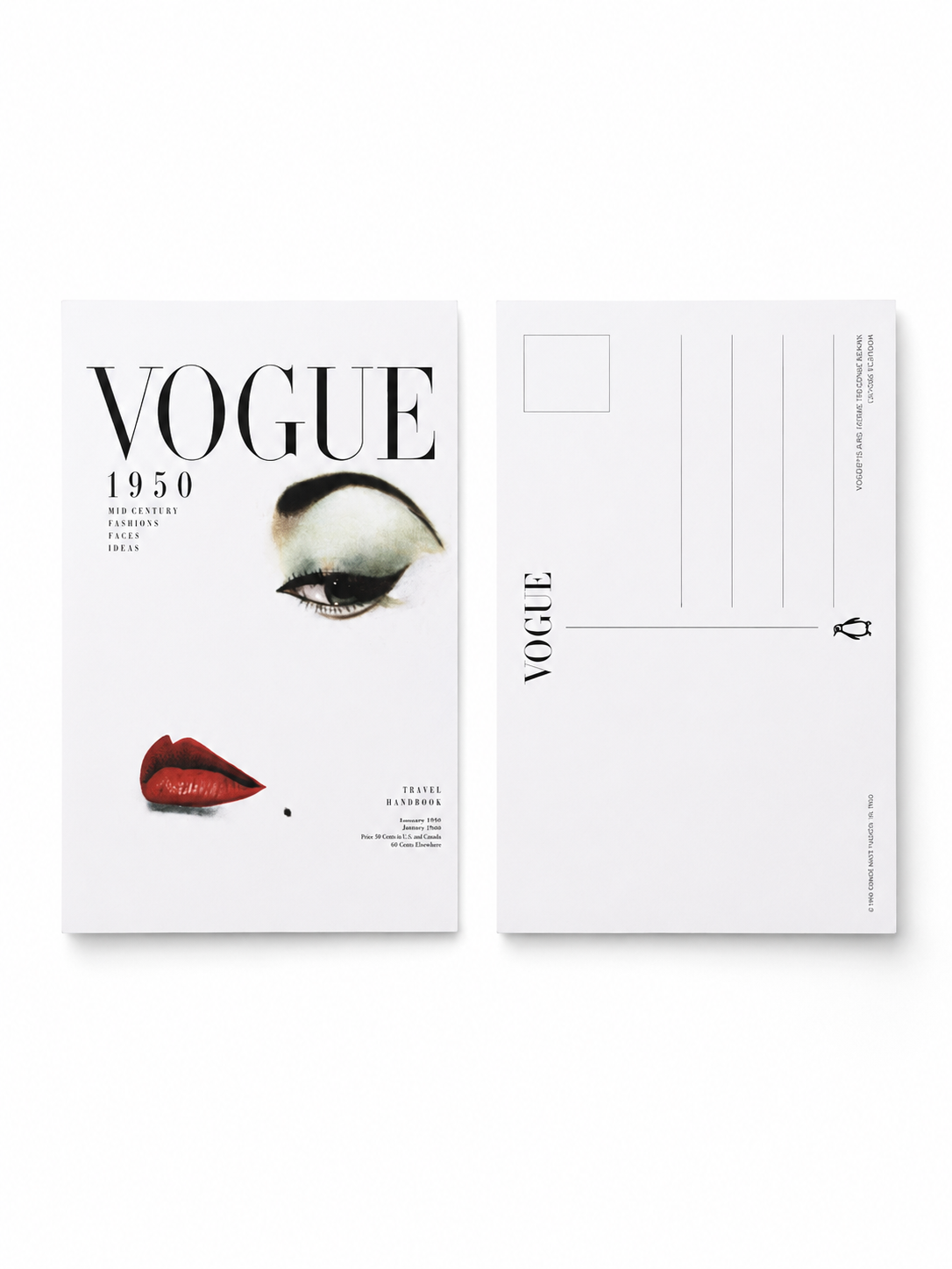 Vogue inspired cover gift card