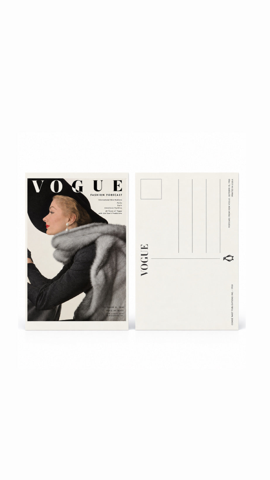 Vogue inspired cover gift card