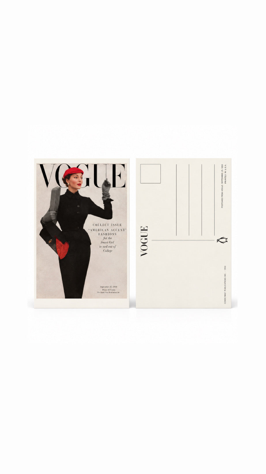 Vogue inspired cover gift card