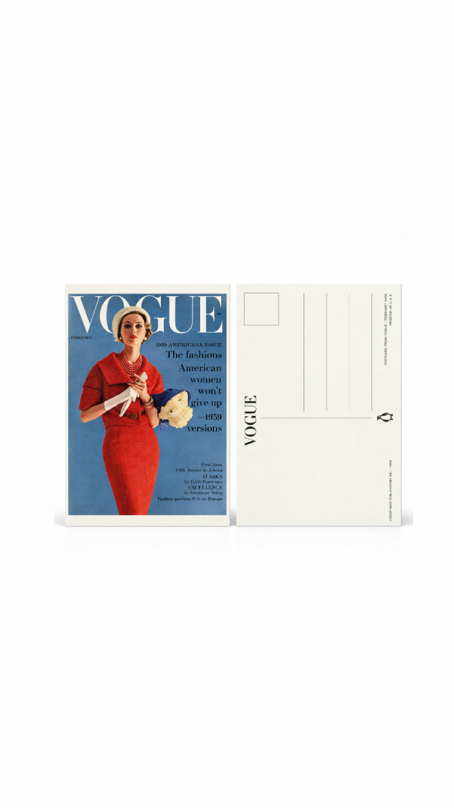 Vogue inspired cover gift card